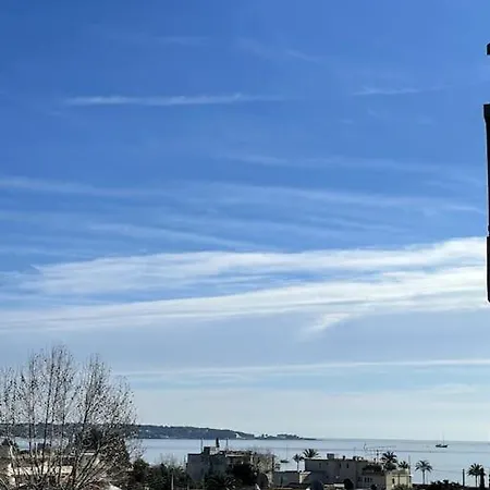 Vue Mer, 5min A Pied De La Plage, Parking Prive Apartment Vallauris